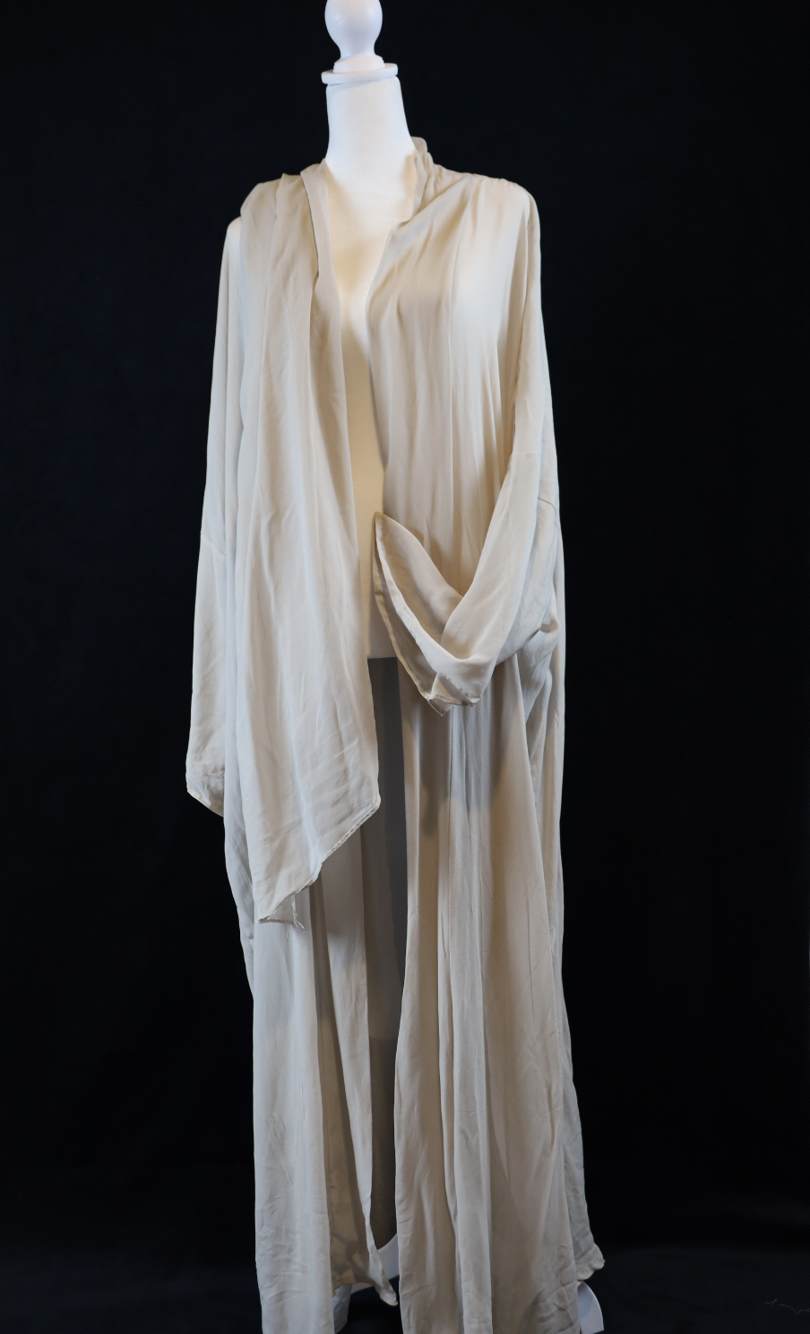 Light Beige Outerwear Abaya & Hijab Set