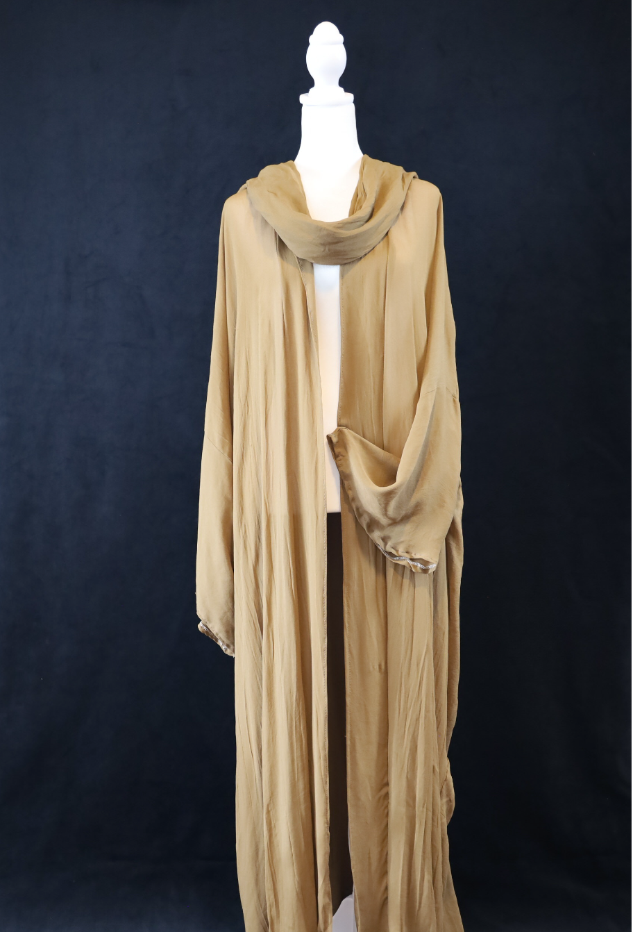 Caramel Outerwear Abaya & Hijab Set