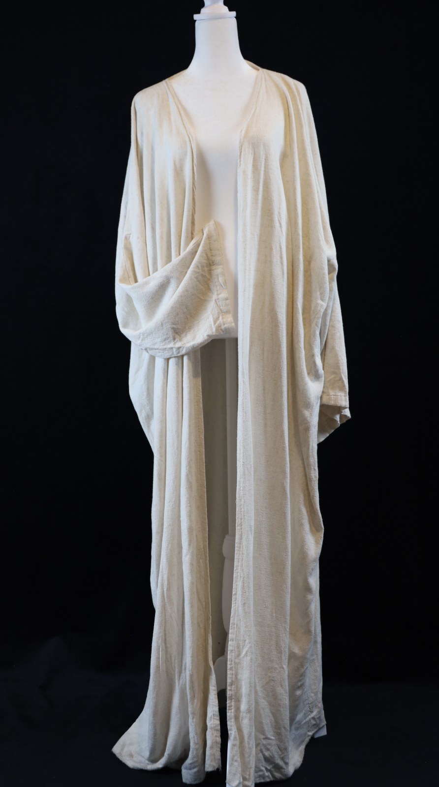 Cream Linen Abaya