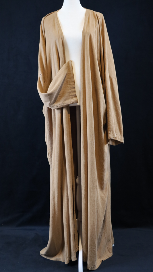 Tan Linen Abaya